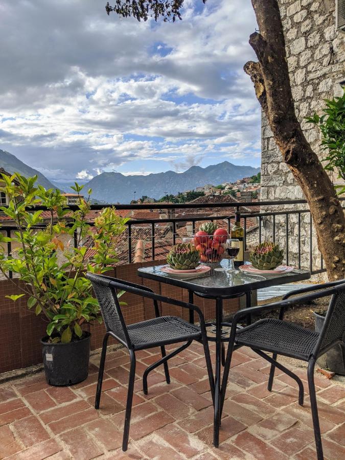Best View! Rooftop With Garden - Old Town Nr404 Kotor Exterior foto